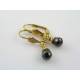 Cute Black Gemstone Earrings