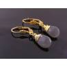 Grey Moonstone Earrings