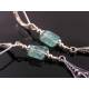 Long Apatite Flower Earrings