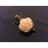 Pale Coral Flower Hair Clip, Hair Accessory