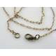 Crescent Moon Necklace with Ice Quartz and Hematite Star