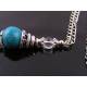 Sweet Moon, Turquoise and Quartz Necklace