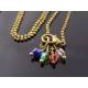 Cute Flower Pot Crystal Set Necklace