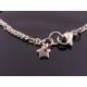 Long Necklace with Star and Moon Pendant