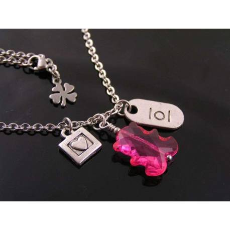 Fun Charm Necklace, Gift for Girls