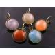 Modernistic Silver and Bronze Earrings