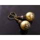 Extra Large Bronze Pearl Earrings