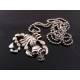 Gothic Skull Scorpio Necklace