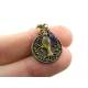 Sweet Tree of Life Necklace with Amethyst and Peridot