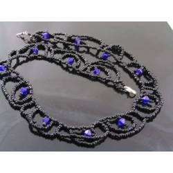 Lacey Bead Woven Choker