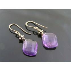 Amethyst Sterling Silver Earrings