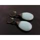 Aqua Earrings, Gunmetal