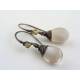 Wire Wrapped Smokey Quartz Earrings