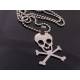 Skull and Cross Bones Necklace