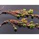 Olive Green Tassel Earrings