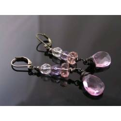 Beaded Pink Earrings