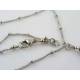 Crescent Moon Necklace with Crystals