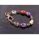 Quartz, Carnelian, Amethyst and Opal Bracelet