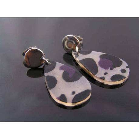 Fabulous Acrylic Retro Earrings