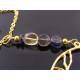 Gold Tree, Iolite and Citrine Necklace