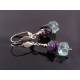 Carved Fluorite Earrings