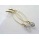 Tourmalinated Quartz Earrings