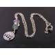 Amethyst, Lemon Quartz and Fluorite Tree Necklace