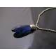 Large Blue Drop Necklace