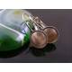 Champagne Silver Earrings