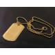 Different Model Brass Dog Tag Necklace