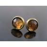 Topaz Crystal Stud Earrings