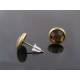 Topaz Crystal Stud Earrings