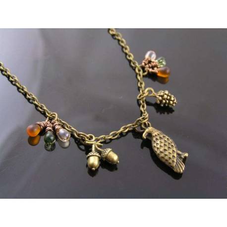 Hawk Necklace, Woodland