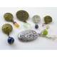 Two Viking Brooches, Norse Turtle Brooches, Fretwork Apron Pins with Bails. Viking Brooch Set