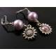 Lilac Pearl Earrings