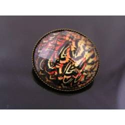 Colourful Circlular Brooch