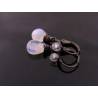 Wire Wrapped Moonstone Earrings