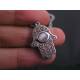 Hamsa Hand Necklace with Cat's Eye