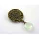 Chalcedony Brooch