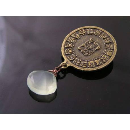 Chalcedony Brooch