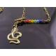 Rainbow Snake Necklace