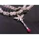 Fairy Necklace with Genuine Ruby, July Birthstone