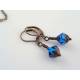 Blue Swarovski Crystal Earring and Necklace Set