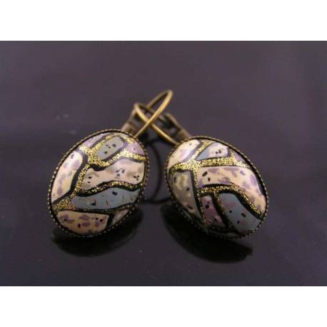 Vintage Cabochon Earrings