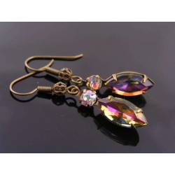 Rare Vintage Crystal Earrings