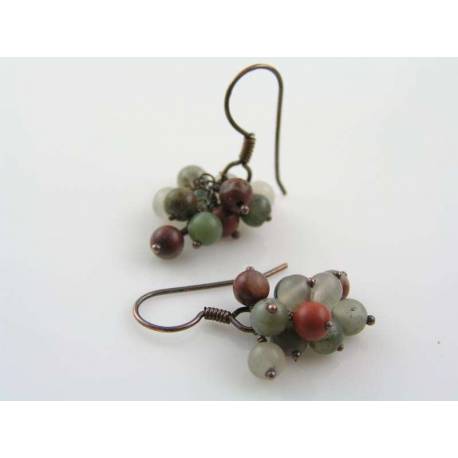 Bloodstone Earrings