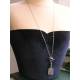 Tree of Life Necklace with Czech Glass Beads, Long Necklace, Lariat