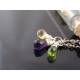 Message in a Bottle, Necklace with Amethyst, Citrine and Peridot