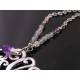 Large Tree of Life, Fluorite and Amethyst Necklace