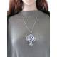 Large Tree of Life, Fluorite and Amethyst Necklace